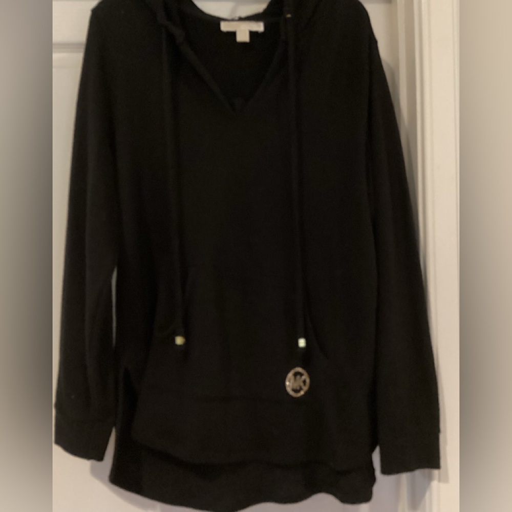 Black hooded Michael Kors sweater